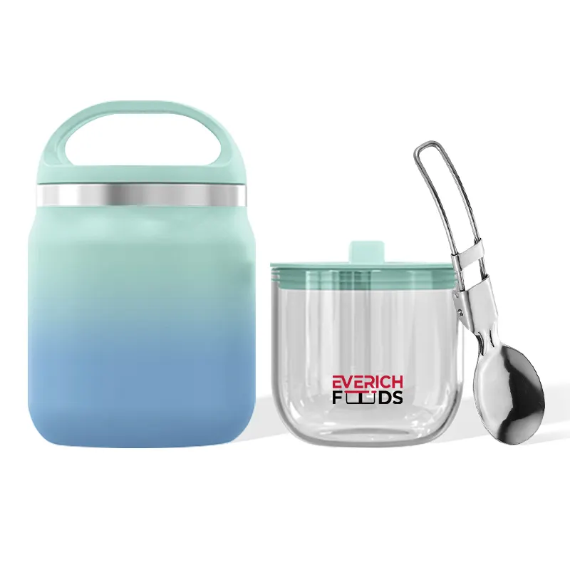 Leakproof Cereal On The Go Cup Bento Box for Adult Kids Thermos Insulated Food Container Stainless Steel Vacuum Food Jar