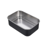 Hot Selling Microwave and Dishwasher Safe Leak Proof 900ml Stainless Steel Bento Box with Bamboo Lid