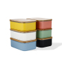 Hot Selling Microwave and Dishwasher Safe Leak Proof 900ml Stainless Steel Bento Box with Bamboo Lid