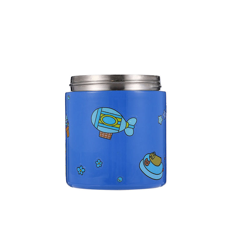 Stainless King Vacuum-Insulated Food Jar with Spoon 12 Ounce Kids Food Container