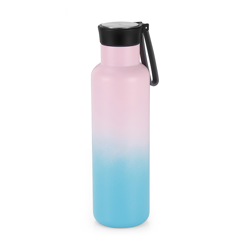 20oz Vacuum Flasks Middle Mouth Thermo Vacuum Insulated bottle Stainless Steel Sports Water Bottle  With Straw /Flip Handle