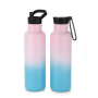20oz Vacuum Flasks Middle Mouth Thermo Vacuum Insulated bottle Stainless Steel Sports Water Bottle  With Straw /Flip Handle