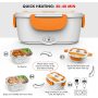 Manufacturer Factory Smart Hot Usb Rechargeable Portable Food Warmer Electric Lunch Box