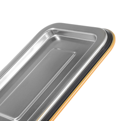 900ml Sustainable Tiffin Eco Friendly Metal Bento Box Food Storage Container Stainless Steel Bento Box Leak Proof