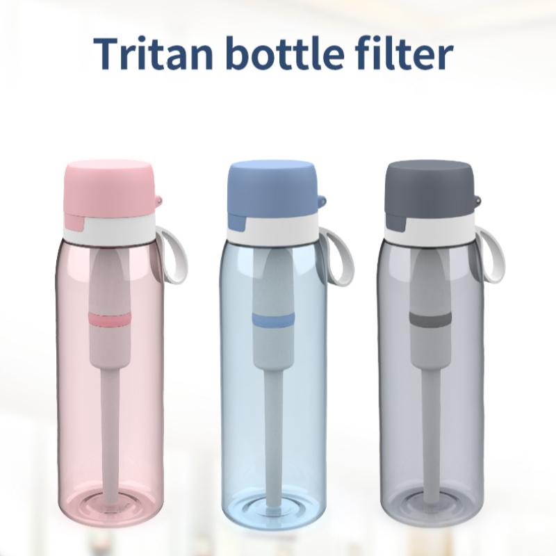 Transform into Healthy Drinking Tastier Water BPA-Free 26oz Tritan Plastic Tap Water Filter Daily Filter Water Bottles