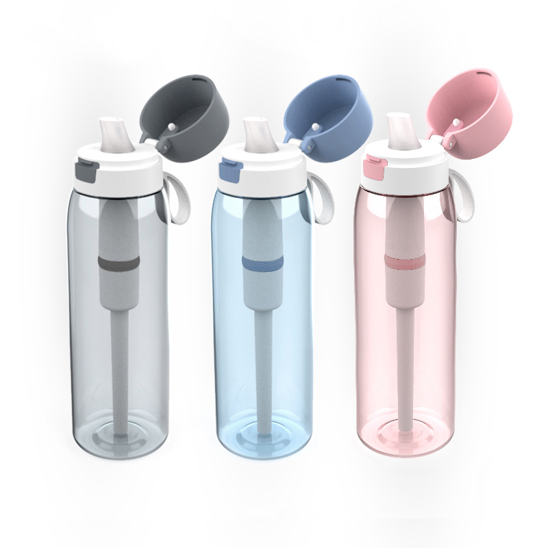 Transform into Healthy Drinking Tastier Water BPA-Free 26oz Tritan Plastic Tap Water Filter Daily Filter Water Bottles
