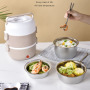 110V/220V Warmer 2L Cooker Stainless Steel Electric Lunch Box For Office