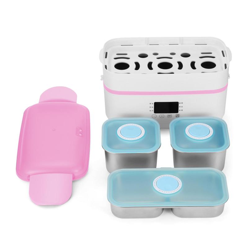 Best Seller Portable Heating Lunch Box stainless steel Food Container Electric Lunch Box