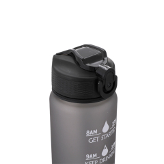 Water Bottle Gym and Outdoor Sports Motivational Bottle Time Marker 32oz Leakproof BPA Free Water Bottle