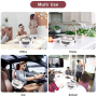 Ready To Ship In Stock Gray fashion electric heating lunch box for soup rice electric lunch box food warmer