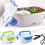 110V/12V Portable Food Warmer Food Heater with Removable Stainless Steel Container Electric Lunch Box for Car and Home
