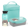 EVERICH ODM OEM Custom Logo Colorful Design Stainless Steel Vaccum Water Bottle and School Plastic Bento Lunch Box for Kids