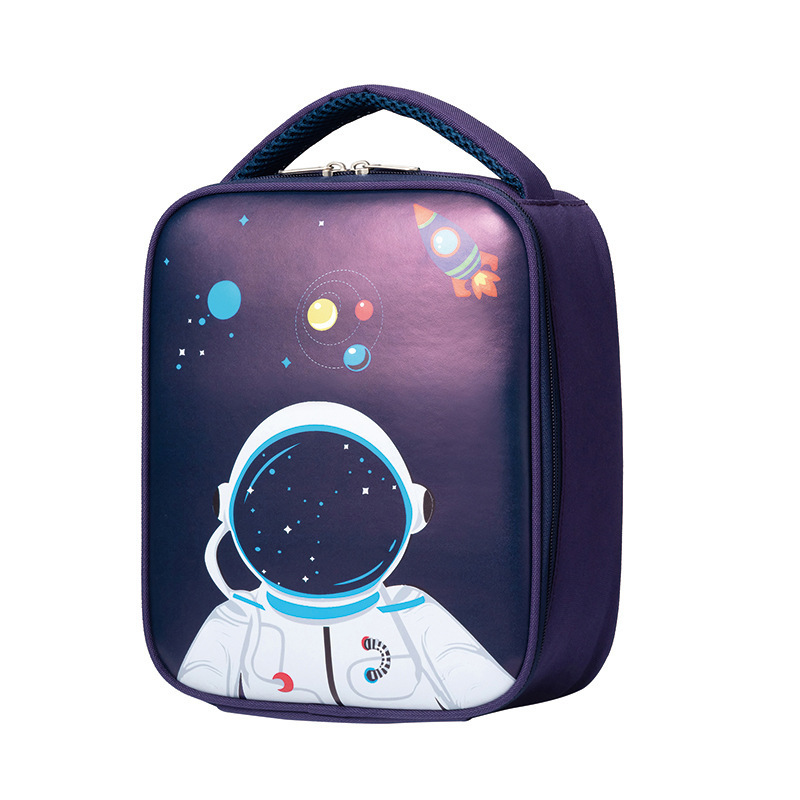 New girls cooler lunch box bag cute pink rabbit cartoon thermal insulated kids lunch bag for school