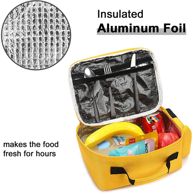 OEM Food Container Water Bottle Lunch Bag Custom Logo Double Wall 304 Stainless Steel Insulated Thermos Vaccum Food Jar Set