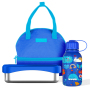 Portable Children ODM Custom Metal Bento Lunch Box Stainless Steel Insulated Vacuum Water Bottle Set for Kids