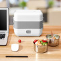 2 layer electric lunch box Food Warmer Container with 4 stainless steel liner
