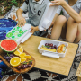 BPA Free Blue Lunch Box Set Food Tiffin Containers with Thermos & Water Bottle and  Lunch Bag for School