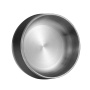 2021 fashion grey raised dog food feeder bowls stainless steel pet bowls for cats and dogs