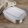 New Lunch Box 800/1200/1400 ml Snacks Containers 304 Top Grade Stainless Steel Silicone Seal Ring Leakproof Bento Box