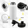 Travel Outdoor 32oz 40oz 64oz Water Cup Double Wall 304 Stainless Steel Thermos Insulated Sport Water bottle Vaccum Flasks