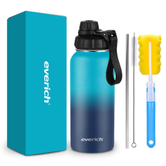 Travel Outdoor 32oz 40oz 64oz Water Cup Double Wall 304 Stainless Steel Thermos Insulated Sport Water bottle Vaccum Flasks
