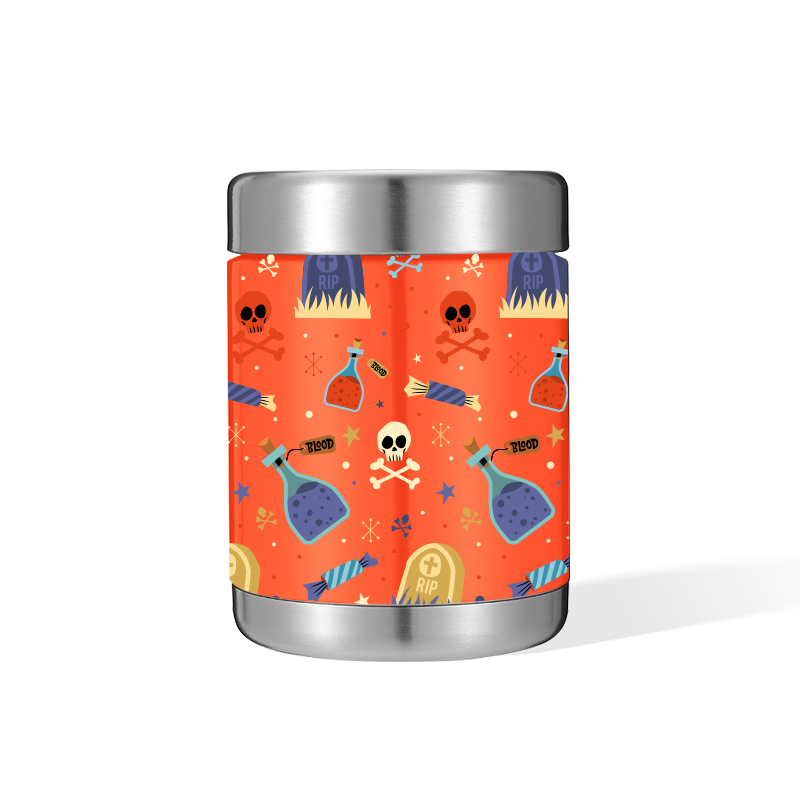 Leak Proof 500ml Wide Mouth Thermos Container Insulated Vacuum Stainless Steel Food Jar Set kids for School Work