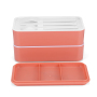Kids Lunch Box High Quality Eco Friendly Japanese Plastic Storage Boxes & Bins Food Container PP or Wheat Straw,plastic Square
