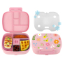 Custom Lunch Box Bag Set Plastic Food Storage Container Bento Lunch Box Sets with Stainless Steel Water Bottles for Kids