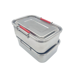 Bento Lunch Box W/securelock Lids Food Container Top-grade Durable Stainless Steel Healthy 800ml Storage Boxes Bins Metal Bento Lunch Box W/securelock Lids Food Container Top-grade Durable Stainless Steel Healthy 800ml Storage Boxes Bins Metal
