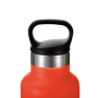 Colorful Painting Gym Custom Logo Thermos 304 Double Wall Stainless Steel Insulated Vaccum Water Bottles with Handle Lid