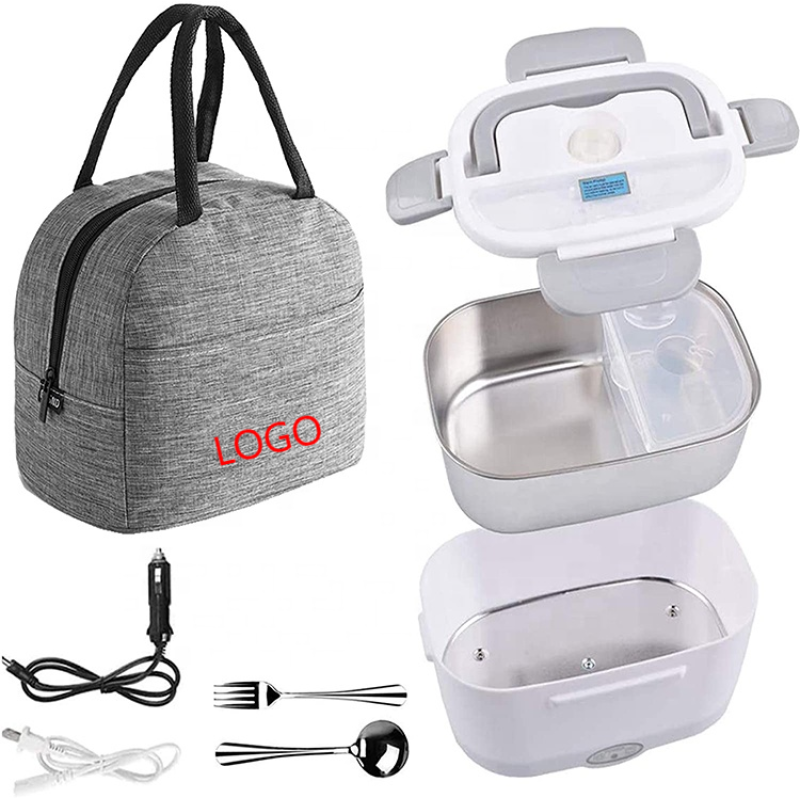 3 in 1 Food Heater Portable Electric Lunch Boxes with Insulation Bag for Car Truck Office 1.5L Food Warmer Electric Lunch Box