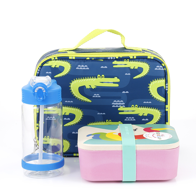Perfect Size for Packing Hot or Cold Snacks for School and Travel Lunch Bag Set Insulated Lunch Box Set for Boys and Girls