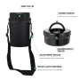 ODM Design Round Bento Plastic Large Lunch Jar Portable Food Jar 3 Layer Lunch Box With Handle for Men Women Picnic