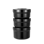 New Designer Food Jar Containers Microwavable Leakproof Three Compartments Plastic Lunch Box With Strap