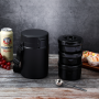 New Designer Food Jar Containers Microwavable Leakproof Three Compartments Plastic Lunch Box With Strap
