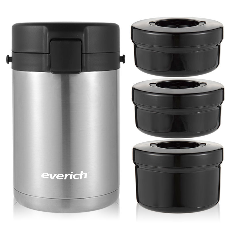 1220ml Vacuum Insulated Stainless Steel Lunch Container for Salad Hot Food Wide Mouth Airtight Soup Thermal Food Jar