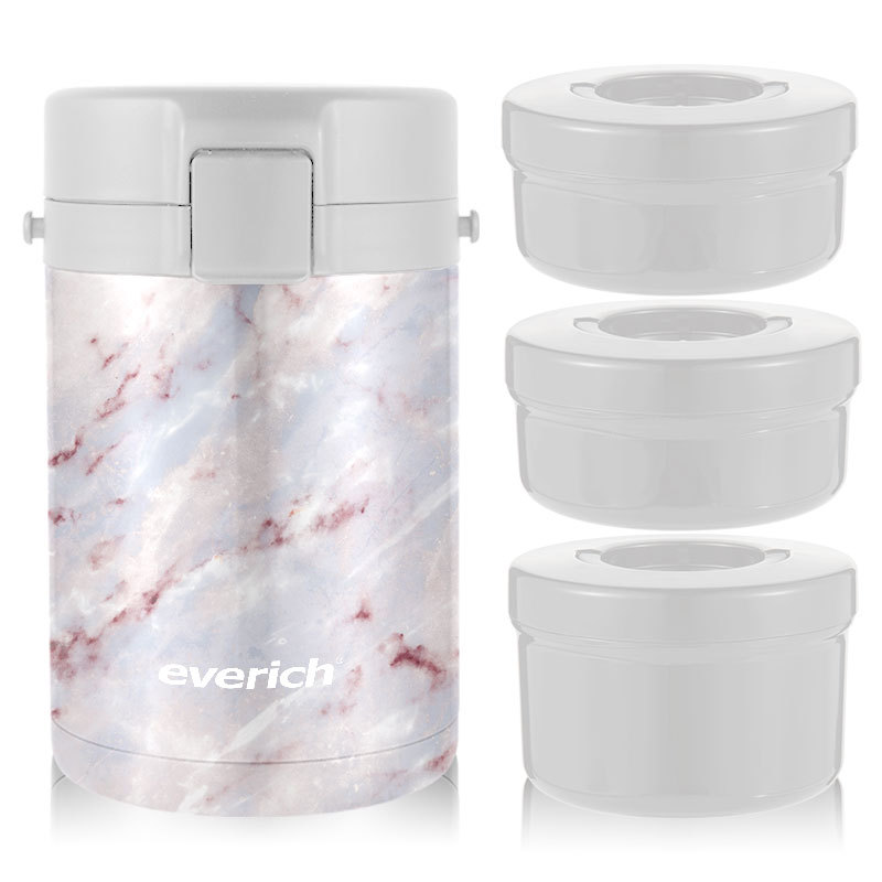 1220ml Vacuum Insulated Stainless Steel Lunch Container for Salad Hot Food Wide Mouth Airtight Soup Thermal Food Jar