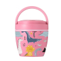 Durable Kids Cute Leakproof Heat Food preservation Lunch Bowl / Lunch Box with collapsible spoon