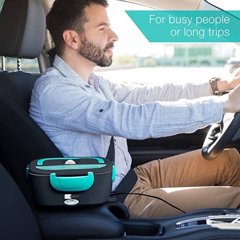 Electric Lunch Box Food Warmer  Portable Food Heater for Car  Home  Vacuum Tumbler Set
