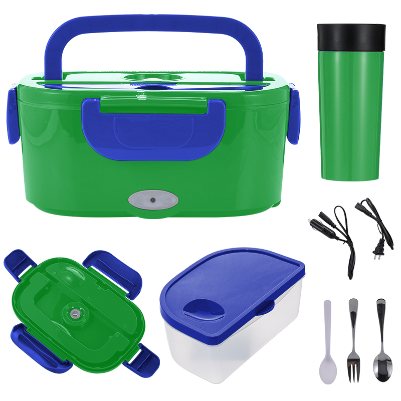 Electric Lunch Box Food Warmer  Portable Food Heater for Car  Home  Vacuum Tumbler Set