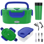 Electric Lunch Box Food Warmer  Portable Food Heater for Car  Home  Vacuum Tumbler Set