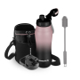 Insulated Water Bottle with Holder 18 oz 32 oz 40 oz Water Bottles  Bottle with Carrier Bag Case Pouch Cover with Pocket