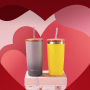 20 oz Double Wall Stainless Steel Travel Mug Vacuum Insulated Cup Tumbler with bamboo Lid & Straw