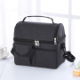 Wholesale OEM Fabric Custom Portable Reusable Oxford Tote Insulated Adult Lunch Bag For Women Men