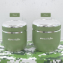 New Arrival 16/21 oz Stainless Steel Lunch Boxes with Glass Nesting Bowls Triple-Layered Vacuum Insulated Food Containers