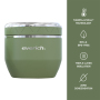 New Arrival 16/21 oz Stainless Steel Lunch Boxes with Glass Nesting Bowls Triple-Layered Vacuum Insulated Food Containers