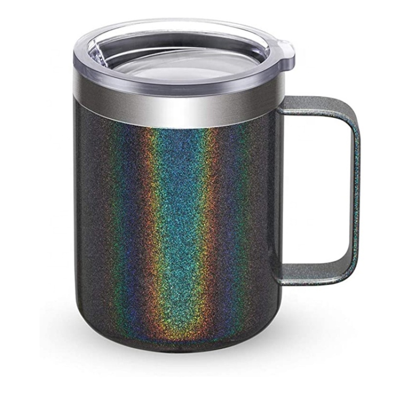 Customized Thermal Coffee Mug 420ML Stainless Steel Insulated Vacuum Coffee Cup With Spill-Proof Lid