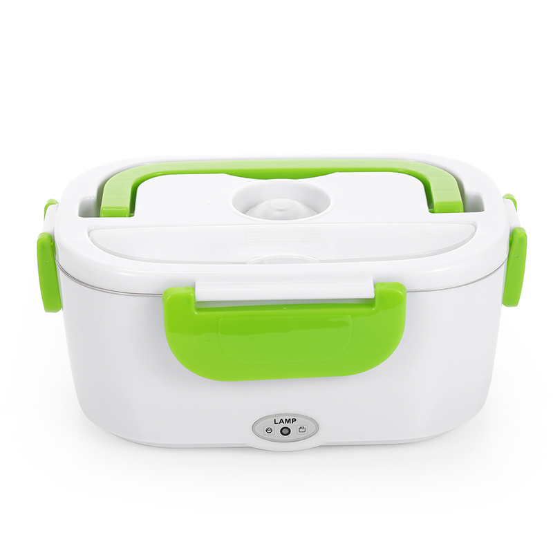 1.5 L, 110V/12V 2 in 1 Portable Food Heater Removable Stainless Steel Container Electric Lunch Box Food Warmer for Car and Home