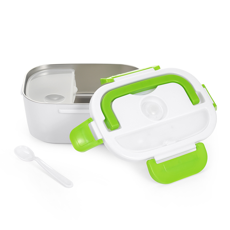 1.5 L, 110V/12V 2 in 1 Portable Food Heater Removable Stainless Steel Container Electric Lunch Box Food Warmer for Car and Home
