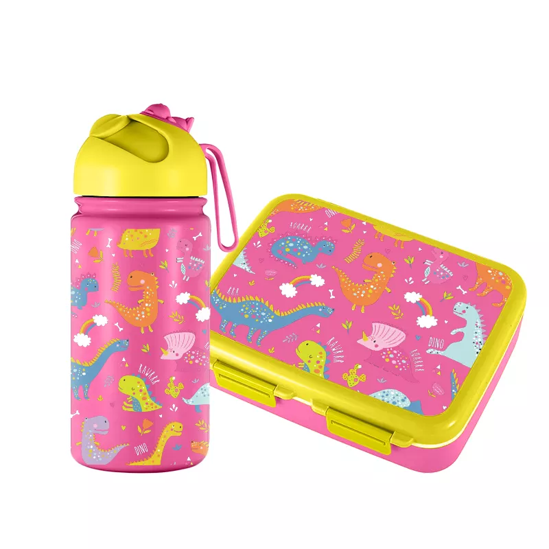 Environmental Protection Children ABS 100% Leakproof Four Compartments Custom Print Lunch Box food Bento Lunch Box for Kids